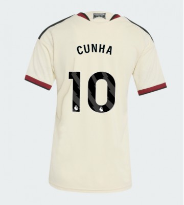 Manchester United Matheus Cunha #10 Replika Tredje Tröja Damer 2026-27 Kortärmad